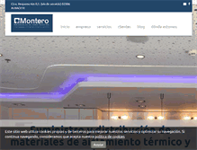 Tablet Screenshot of escayolasmontero.com